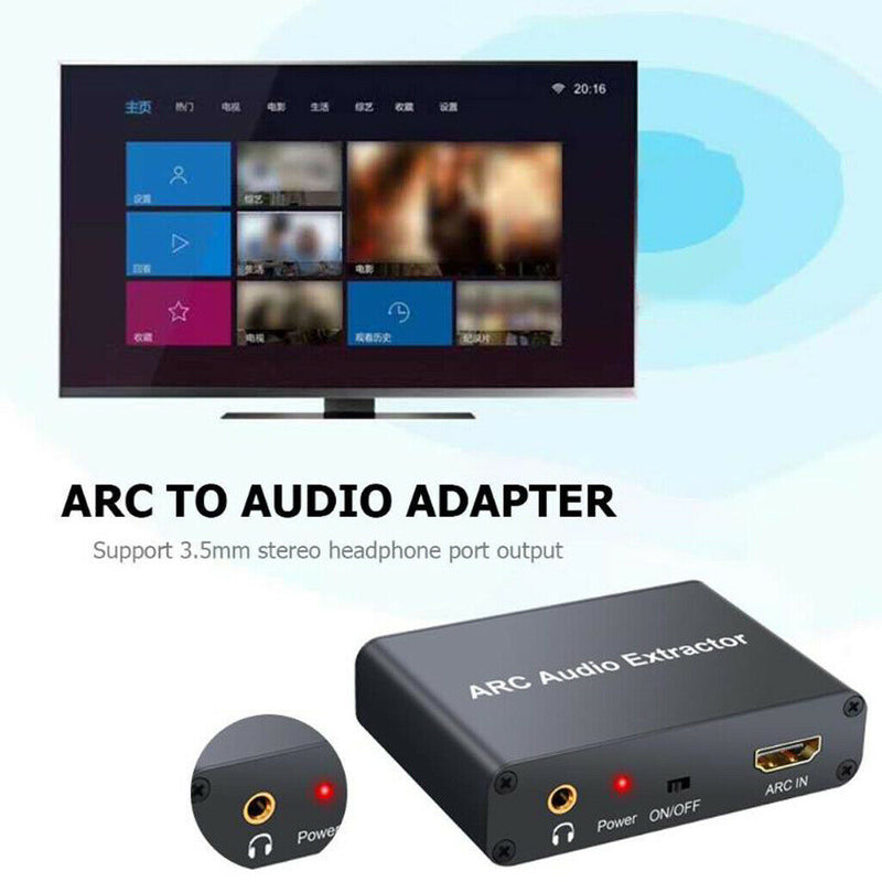 HDMI ARC Audio Adapter Stereo Audio Adapter Converter Coaxail Extractor New