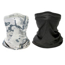 2x Silky Cycling Face Cover Outdoor Balaclava Tube Scarf Anti-UV Neck Warmer