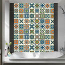 24pcs PVC Waterproof Self-adhesive Oil Proof Tile Stickers (10x10cm ET101) A