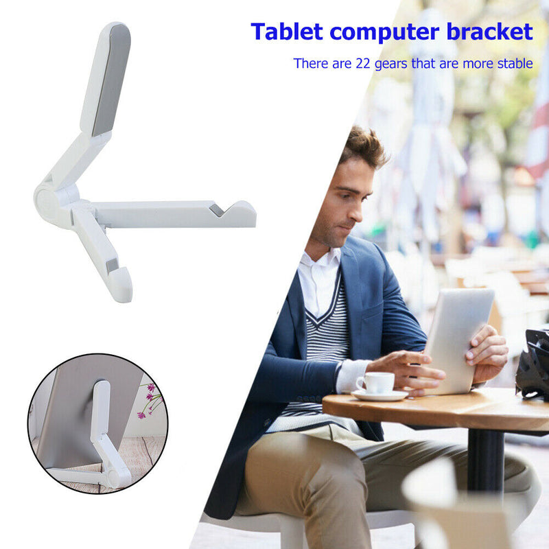 Foldable Mobile Phone Bracket Adjustable Angle Stability Tablet Stand Holder