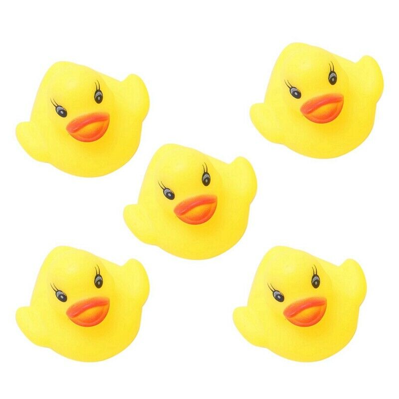 1 set of s & Ducks 5Pcs+5Pcs Baby Bath Tub Toys