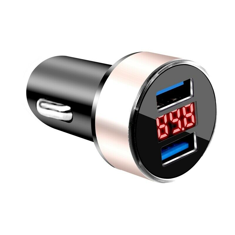 Car Charger 5V 3.1A With LED Display Universal Dual Usb Phone Car-Charger f I9V8