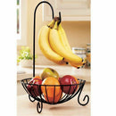 Practical Tableware Metal Fruit Basket Detachable Banana Hanger Storage Hol