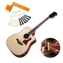 Acoustic Guitar Tint Bridge Pin+String Winder+Nut Saddle Set Musical Part