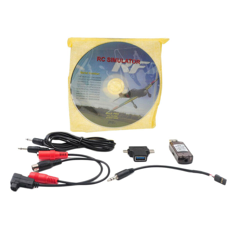 8 In 1 RC USB Flight Simulator Cable For G4 Version, G3.5, G3, Aircraft Antenna