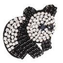 Animal Panda Breaded Patches Appliques Embroidered Beads Sequins for Sewing