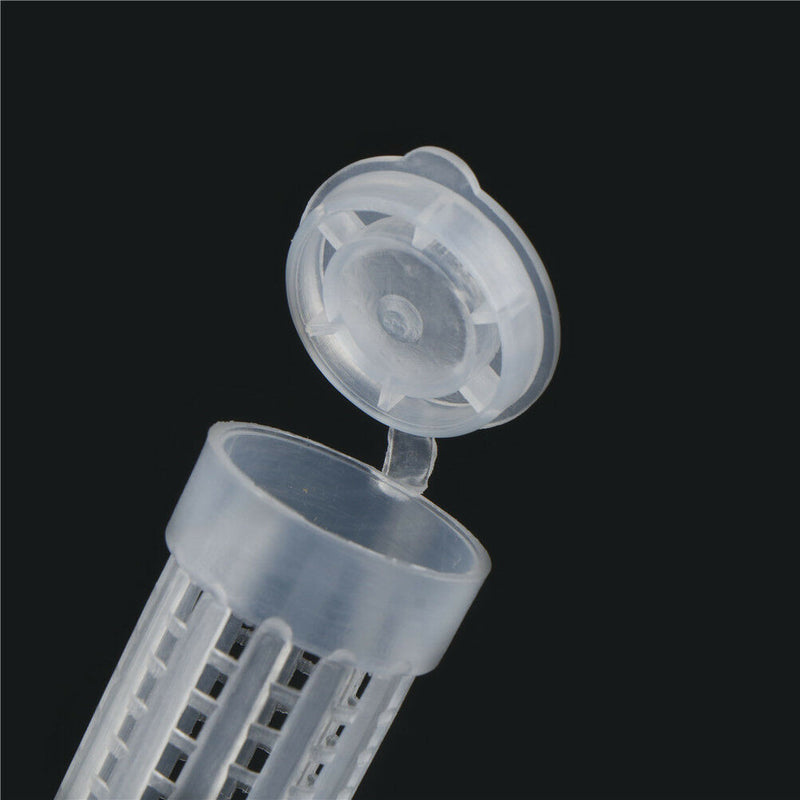 10X Beekeeping Rearing Cup Kit Bee Queen Cages Roller Beekeeper Equipm Ew