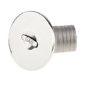 Boat Deck Fill /Filler Keyless Cap 1-1/2 inch /38mm - Gas Stainless Steel