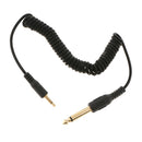 3.5mm to 6.35mm Male Plug Flash PC Sync Cable Cord for FS350 FS520 RF-16NE