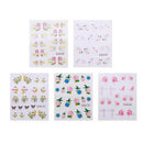 55X Cherry Nail Water Decals Flower Butterfly Nail Art Transfer DIY Stickers