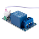 DC 12V Photoelectric Switch Sensor Relay Module 50mmx25mm w 2 Cable S3J6