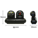 Car-Styling Adjustable 2 In 1 Compass Outdoor Travel Car Compass Thermomete