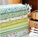 9PCS 25x25cm DIY Square Floral Cotton Fabric Patchwork Cloth For Craft Sewing