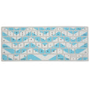 Zig-Zag Keyboard Cover Skin For Macbook Pro 13 15 17 inch Blue