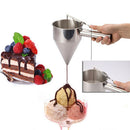 Durable Stainless Steel Funnel Octopus Balls Tools With Rack 1.2L