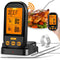 Wireless Remote Dual Probe Digital Meat Thermometer w/2 Probe For BBQ Oven Grill