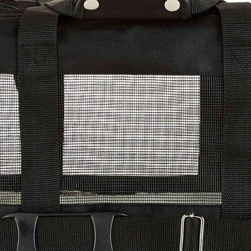 Collapsible Pet Carrier For Cat And Puppy,Top Loading, Sturdy Bottom, Adjus