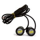 2PCS LED Eagle Eye Lamp Motorcycle Rear View Mirror Daytime Running Light P V4J3
