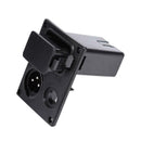 9V Battery Box ABS Compartment for Guitar Equalizer EQ with Connector Plug
