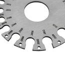 2pcs Portable With Key Ring Welding Wire Thickness Gauge Stainless Steel Sheet