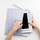 Light Grey 1PC Simple A4 Big Capacity Document Bag Pad Business Briefcase F