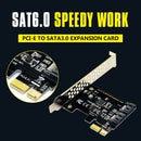 PCI Express SATA 3 Controller Card, 2 Port PCIe SATA III 6GB/s Internal Ada