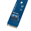 M.2/NGFF to USB3.0 Port PCI-E Converter Adapter Miner Graphic Extender Card A