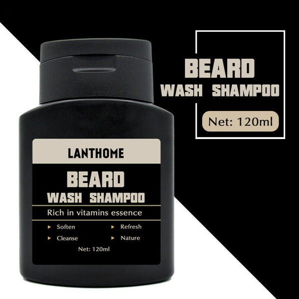 Lanthome Vitamin Wash Shampoo Hair Beard Care Men'S Gift Beard Assistance M X1Y3