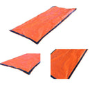 Foldable Emergency Sleeping Bag Blanket Hiking Camping Expedition PE Tent