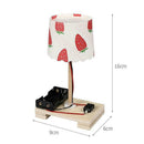 DIY Wooden Toys Switch Control Desk Lamp Learning Educational Assemble