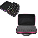 60 Bottles Essential Oil Carry Case 5ML~15ML Holder Storage Bag Box Pink