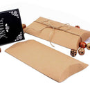 100pcs Wedding Gift Boxes Kraft Pillow Shape Wedding Favor Gift Box Party C