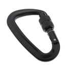 3x 12KN/5KN Screw Lock Carabiner D-Ring Durable Light for Camping Hiking