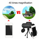 High Power 40X60 HD Monocular Tripod Telescope Shimmer lll Night Vision Outdoor