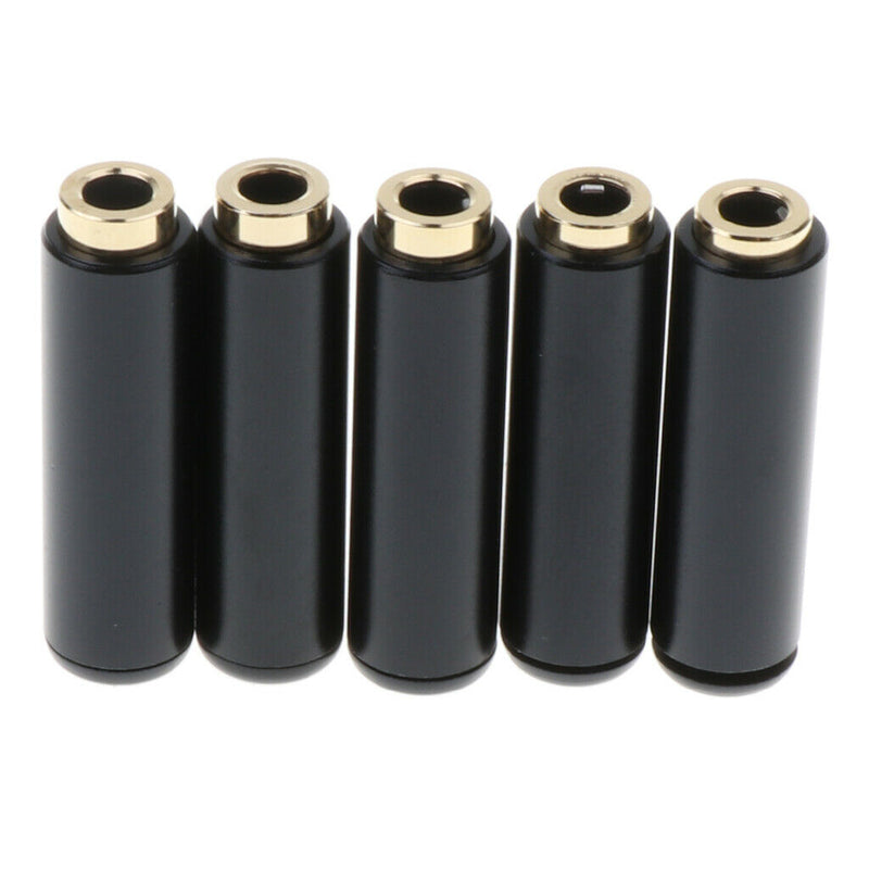 5Pcs 3.5mm Headphone Female Plugs Soldering 4 Poles Connectors with Micphone