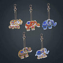 5 Elephant DIY Point Diamond Keychain 5D Diamond Rhinestone Keychain Bag New vmh