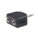 3.5mm Earphone Headphone Y Splitter Cable Adapter Plug Male To Double FemaleES