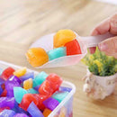 5Pcs Plastic Shovel Clear Food Soya Bean Flour Rice Tea Shovel Ice Cube Scoop