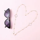 Eye Glasses Sunglasses Beading Chain Holder Lanyard Necklace Strap Square Wo3C