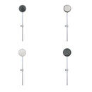 Drum Kick Beater Head Stainless Steel Drum Pedal Beater Parts Silicone Black
