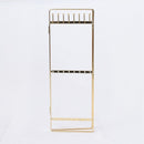 Double Panel Jewelry Display Rack Hanging Earrings Stand Jewelry Organizer A2Q3