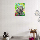5D DIY Full Drill Diamond Painting Cute Elephant Cross Stitch Embroidery