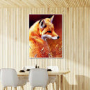 Drawing Art Full Round Drill Animal Fox 5D Kit DIY Diamond Painting (LD480) A