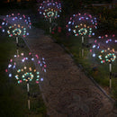 2pcs 90LED Solar Firework Light Outdoor Lawn Garden Lamp (Colorful Light)