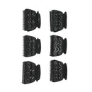 6pcs/set 3 Sizes Detachable Handle Hair Roller Brush with Positioning Clips