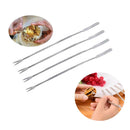 4X Stainless Steel Lobster Crab Needle Walnut Needle Fruit Fork Seafood Tools ES