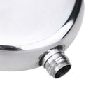 Round Semi-transparent Stainless Steel Wine Pot Hip Flask Camping Flagons