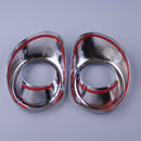 Front Fog Lamp Cover Trim Fit for Mitsubishi Outlander 2013 2014 Chrome