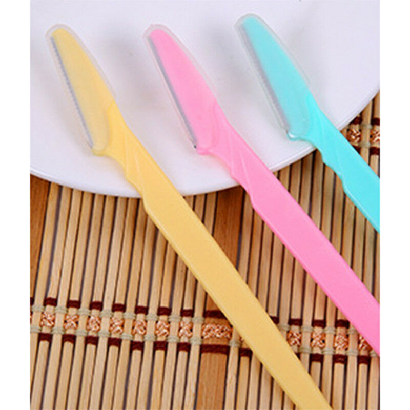 3pcs Facial Eyebrow Brow Razor Trimmer Shaper Shaver Blade Hair Remover Tool
