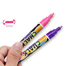 8pcs Wet Erase Chalk Markers Pen Chalkboard Window Glass Highlighter Pens